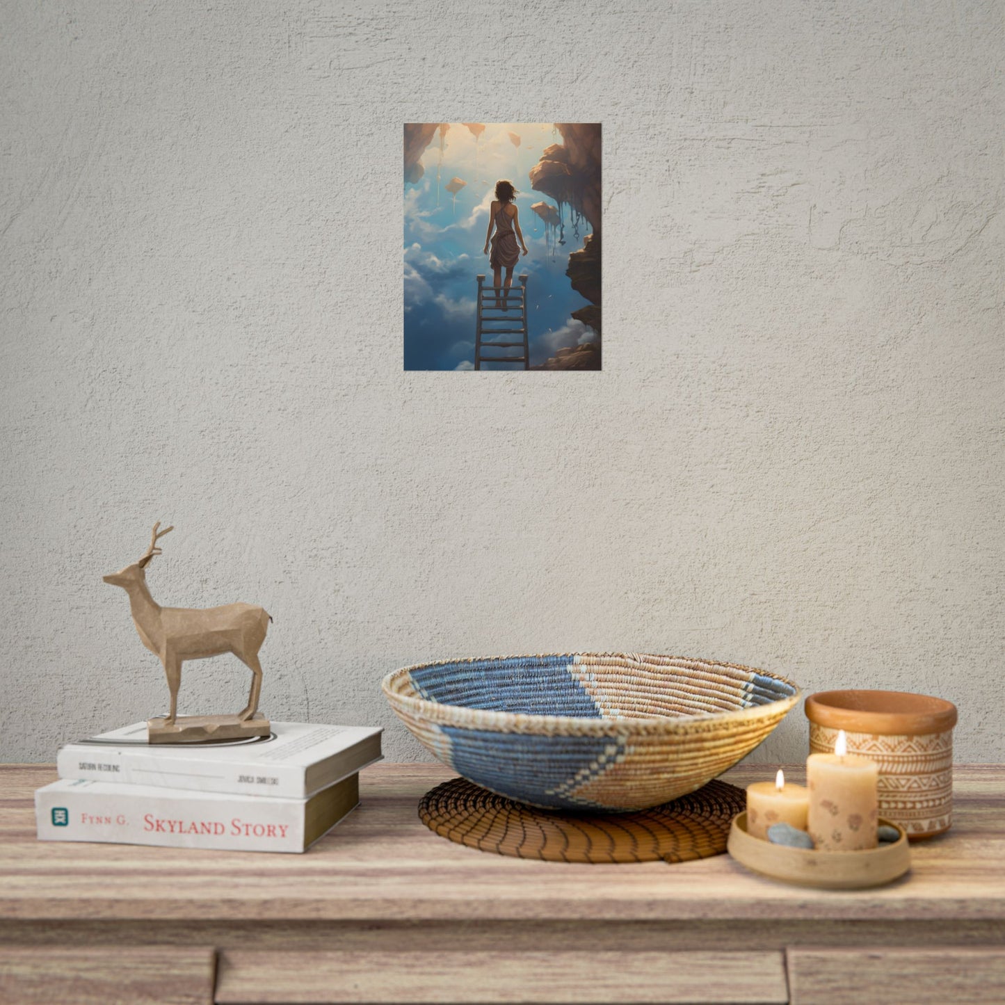 Casual Moment: Person Outdoor Portrait - Poster