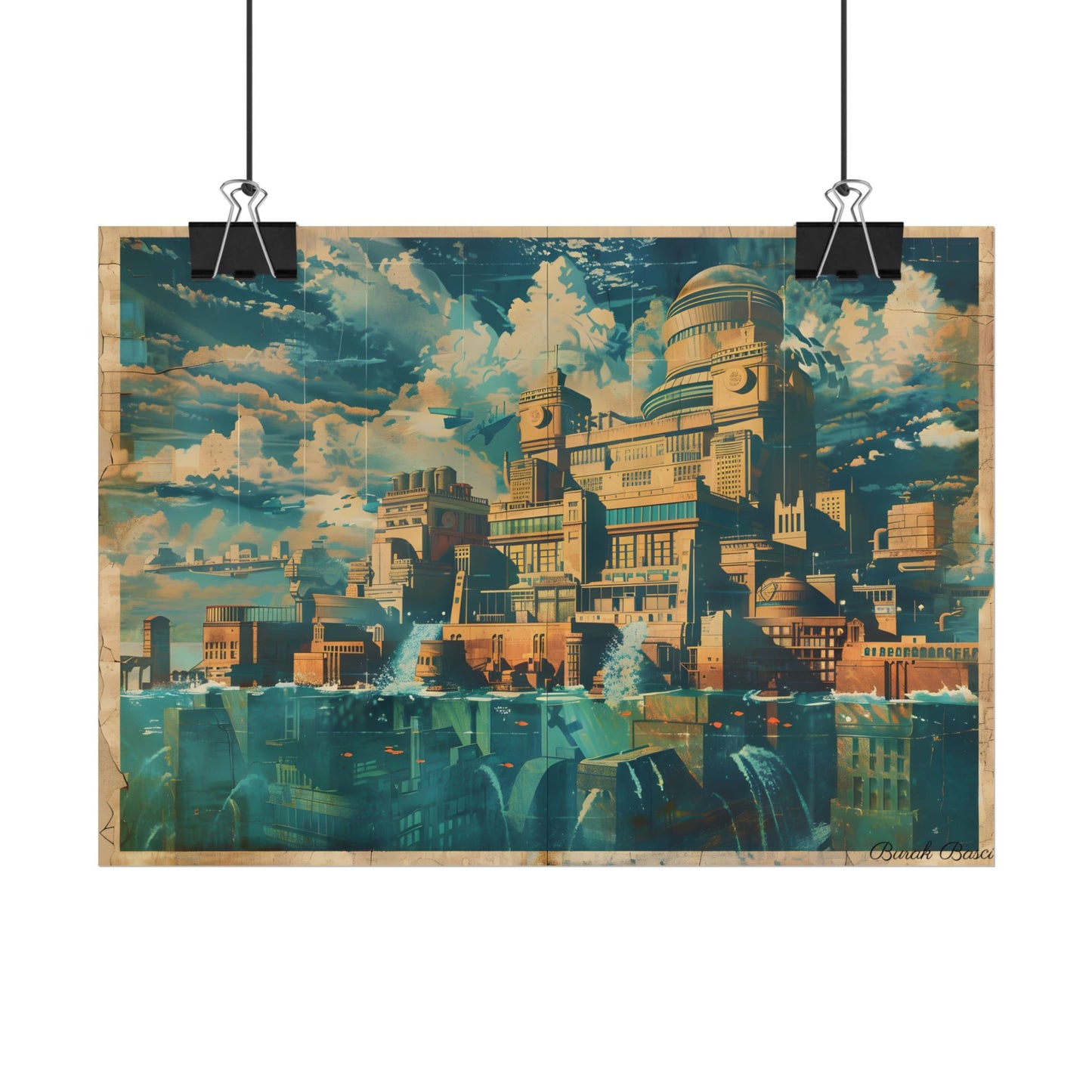 Vintage Travel Poster: Explore The Underwater Destination - Poster