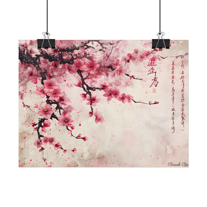 Cherry Blossom Dreams: Japanese Art in Full Bloom - Poster