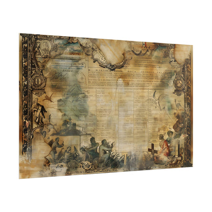 Vintage Biblical Scene: Medieval Art Poster - Poster