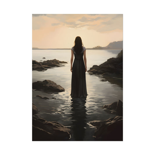 Urban Portrait: City Building Background Artwork - Poster
