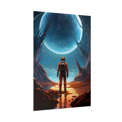 Futuristic Wilderness Explorer - Poster