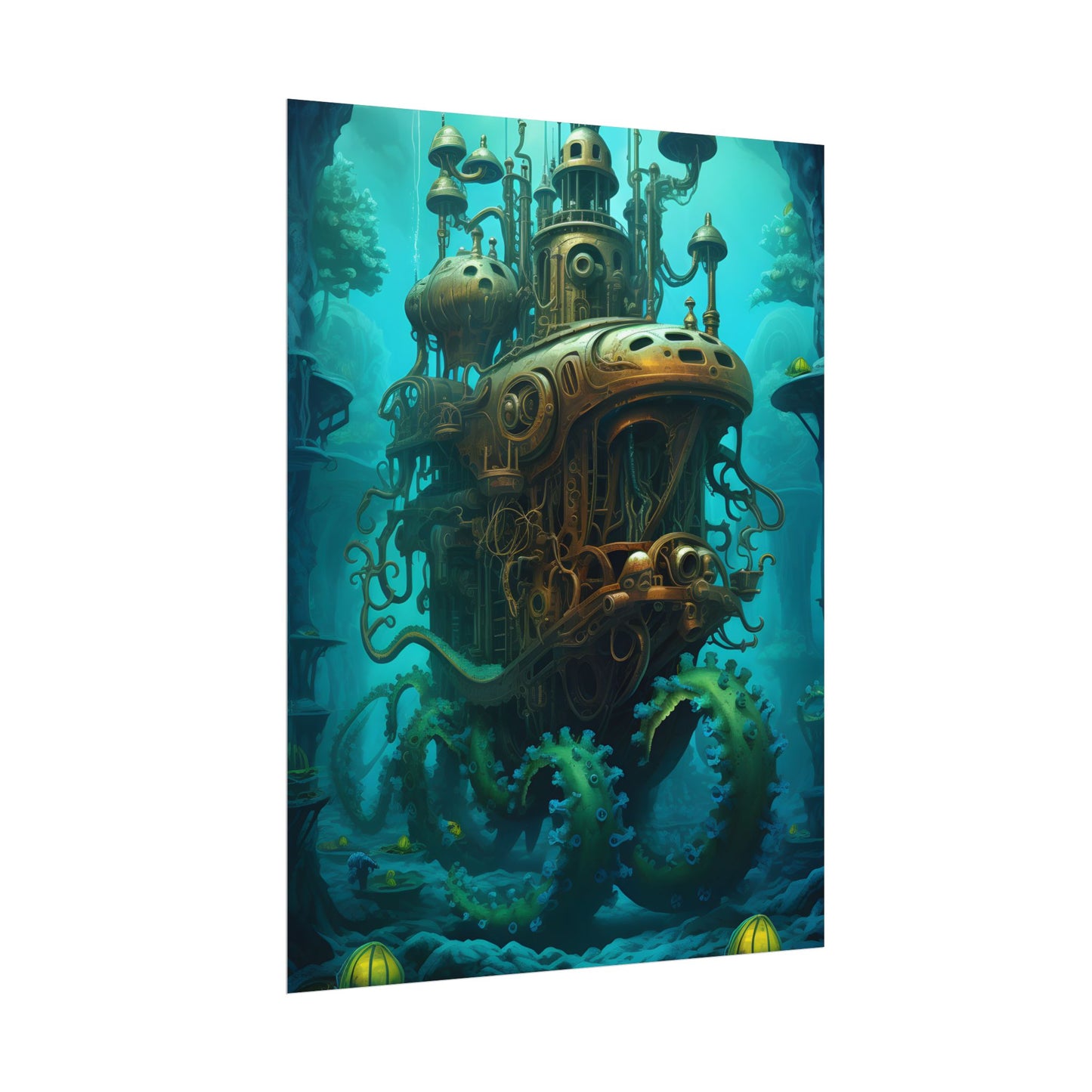 Steampunk Underwater Adventure: Dive into Discovery - Poster