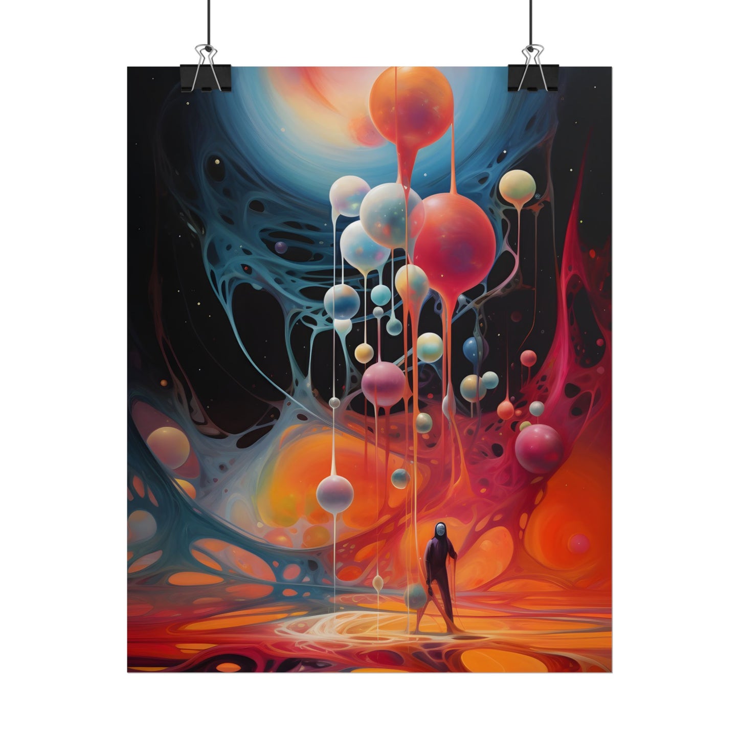 Cosmic Art Gallery: Enchanting Celestial Realm - Poster