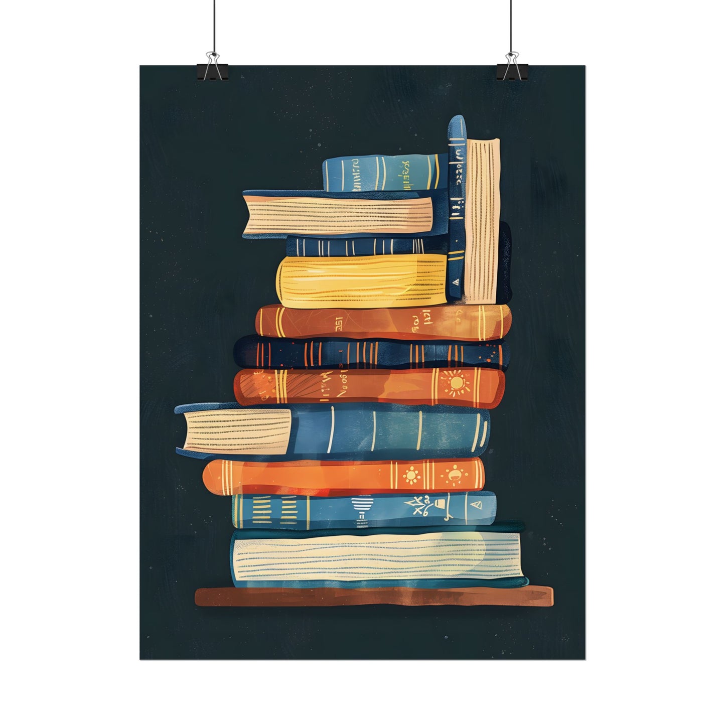 Custom Book Art: Literary Illustration - Poster