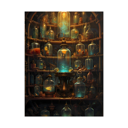 Lab Curiosities: Mysterious Research Space Artwork - Poster