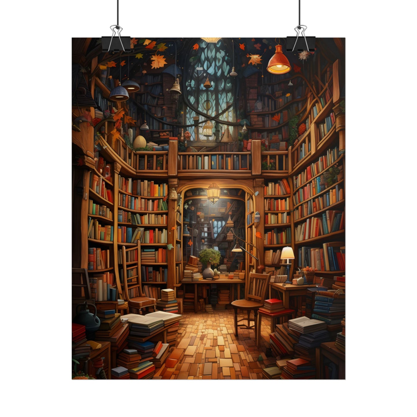 Charming Magical Bookshop: Cozy Book Lover's Paradise - Poster