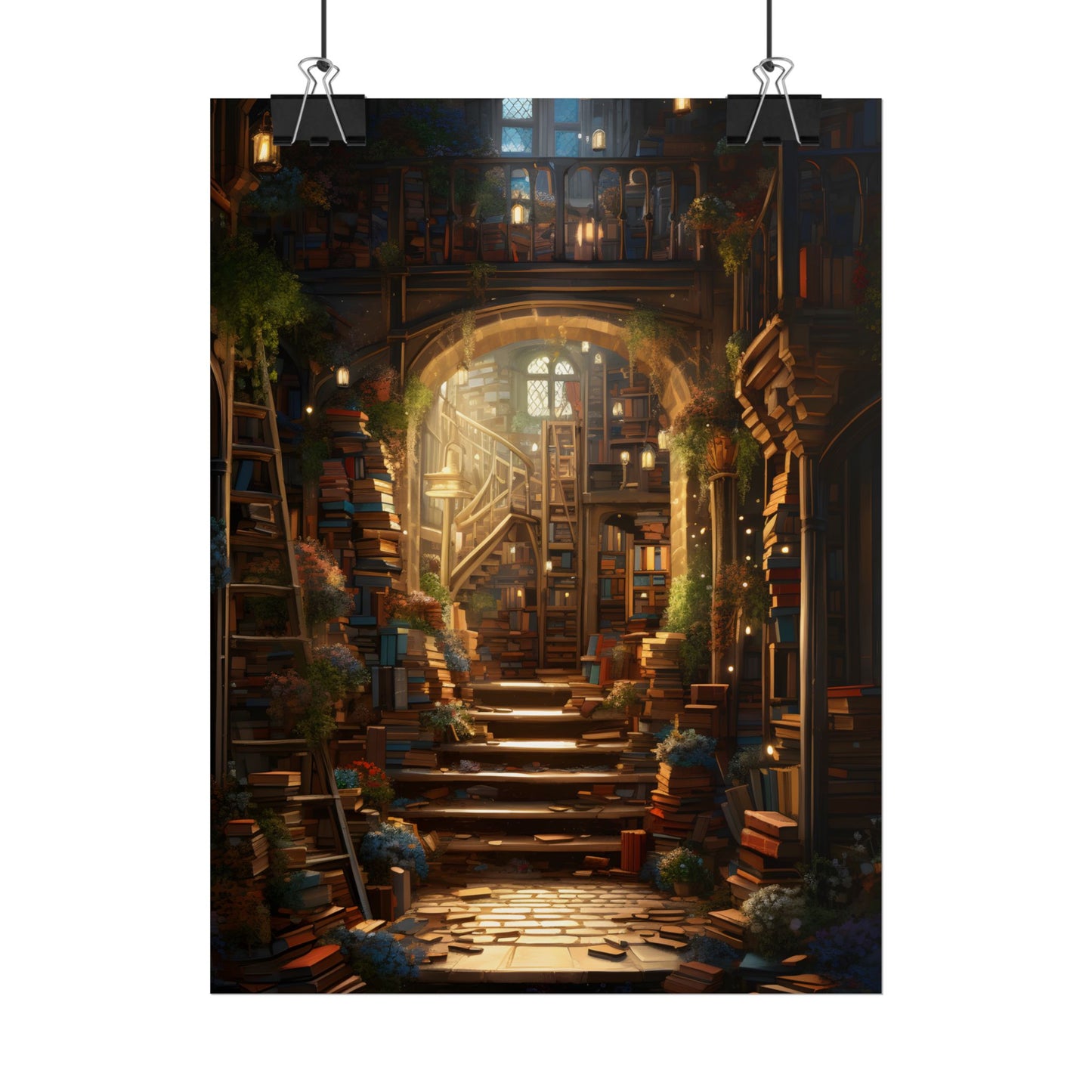 Magical Bookshop: Cozy Artwork of a Charming Bookshop - Poster