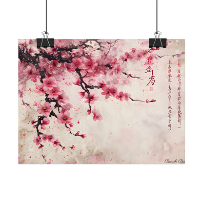 Cherry Blossom Dreams: Japanese Art in Full Bloom - Poster
