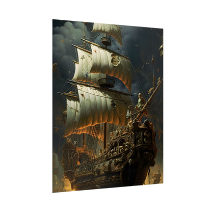 Swashbuckling Time-Traveling Pirate Crew: Artwork - Poster