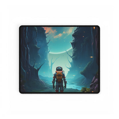 Futuristic Wilderness Explorer: Solo Sci-Fi Adventure - Desk Mat