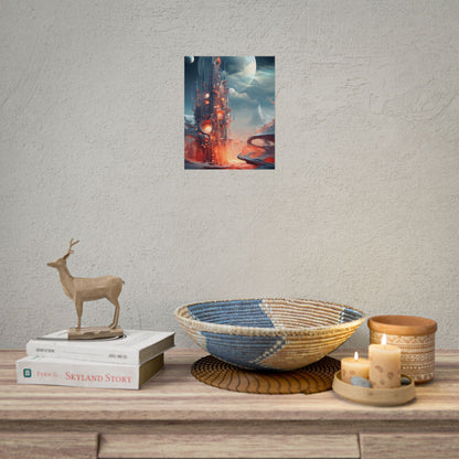 Cyber Dreams: Abstract Artwork - Poster