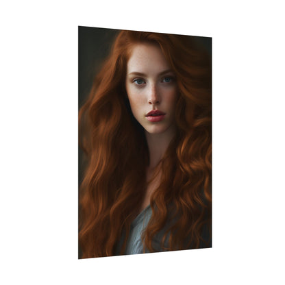 Redheaded Woman: Natural Beauty - Poster
