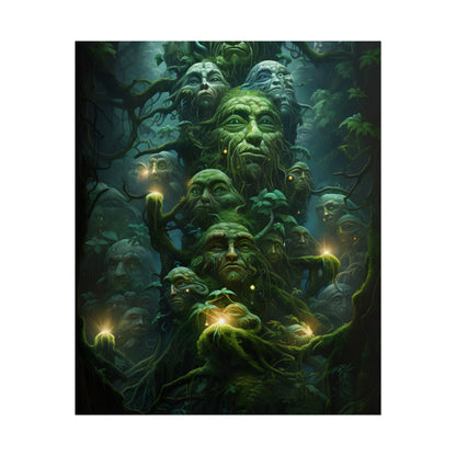 Mystical Ancient Forest Guardians: Natural Artwork - Poster
