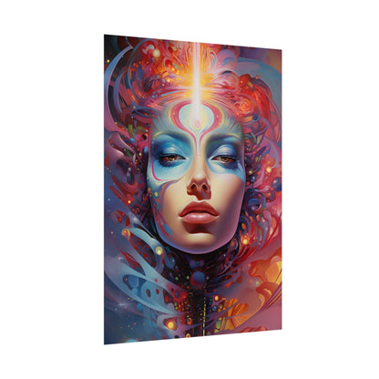 Vibrant Celestial Art Gallery: Wide Angle Shot - Poster