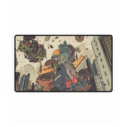 Heroic Figure in Spotlight: Voice of a Music Legend - Desk Mat