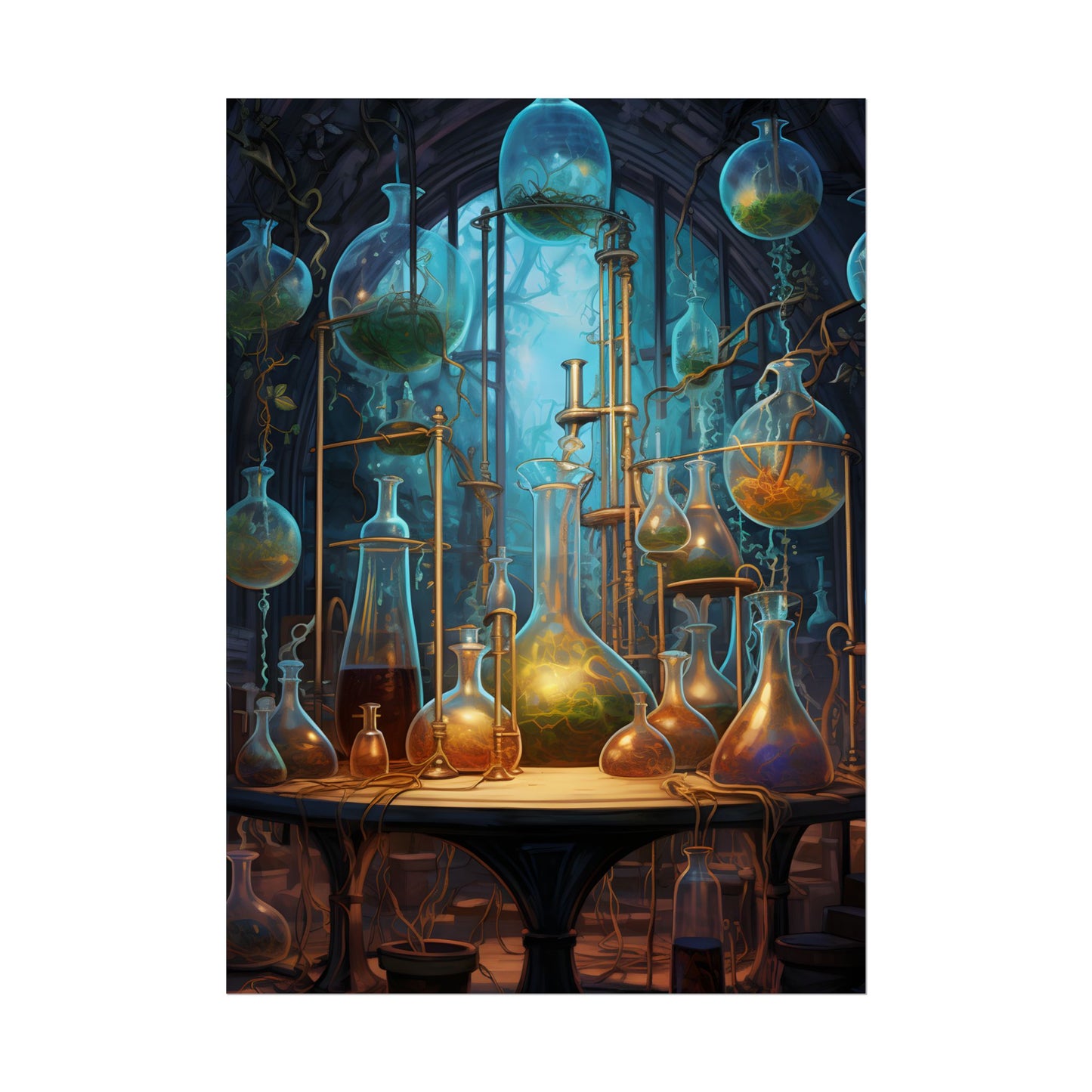 Lab Technician's Focus: Biotechnology Science in Action - Poster
