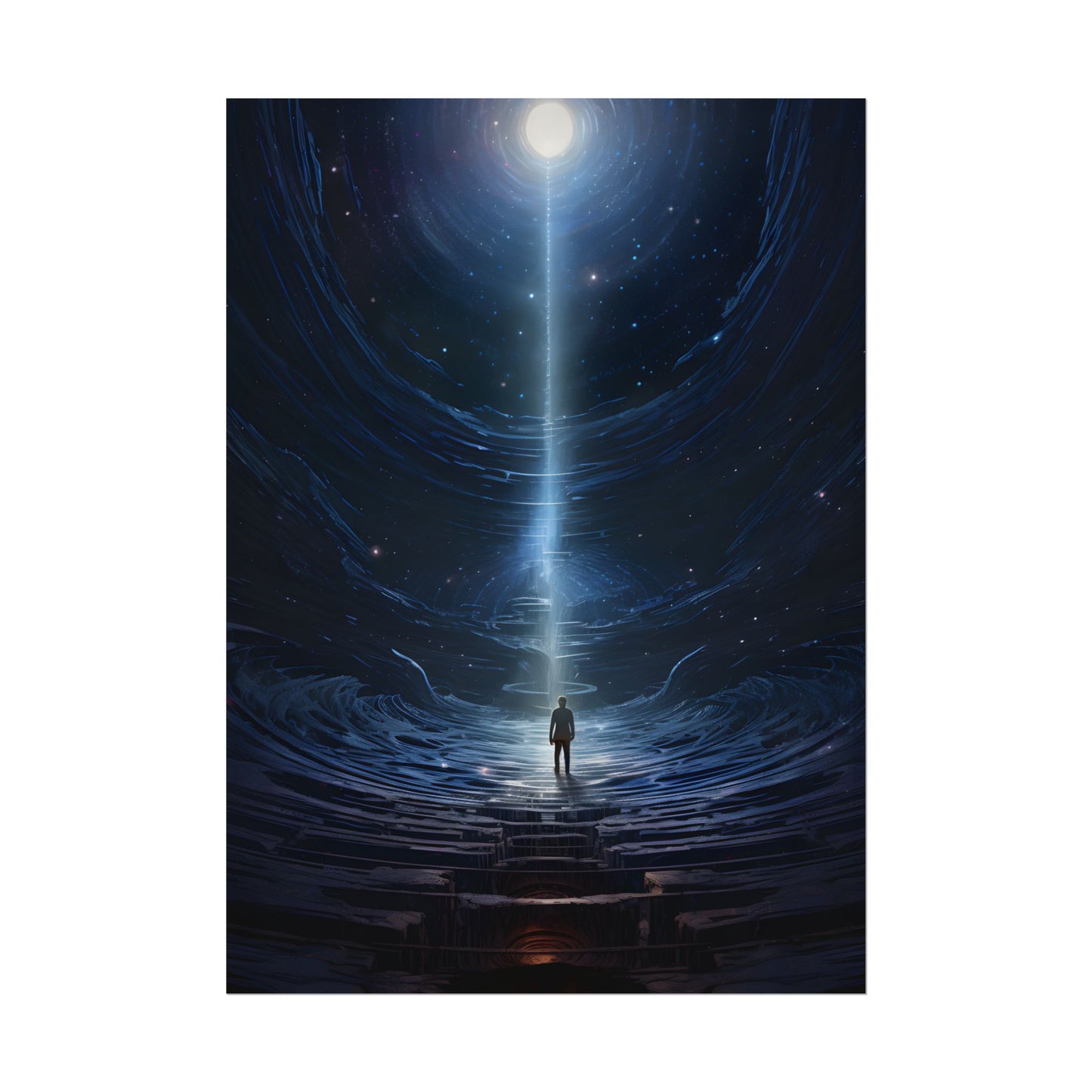 Intrepid Space Explorer: A Journey Through Stars and Galaxies - Poster