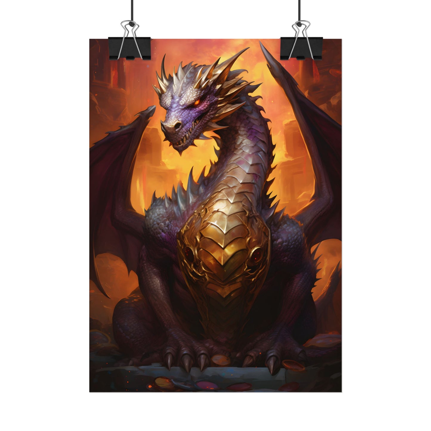 Fantasy Dragon's Treasure: Majestic Guardian - Poster