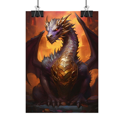 Fantasy Dragon's Treasure: Majestic Guardian - Poster