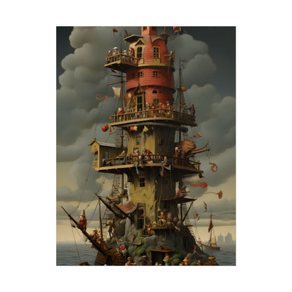Swashbuckling Time Travelers: A Crew of Pirate Adventurers - Poster
