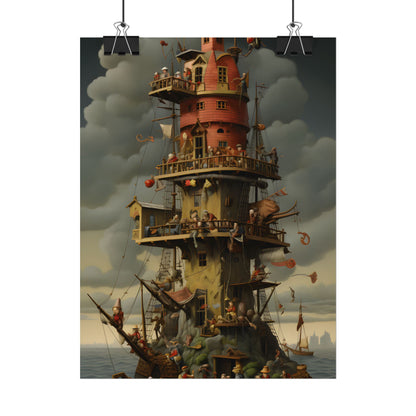 Swashbuckling Time Travelers: A Crew of Pirate Adventurers - Poster