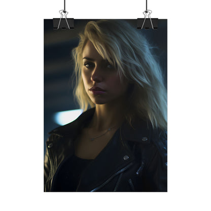 Cyberpunk Youth: Urban Street Art - Poster