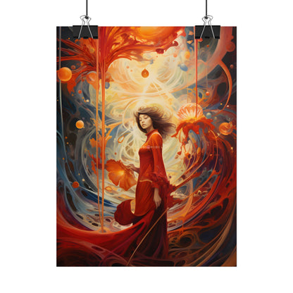 Stellar Gallery: Cosmic Abstract Art Collection - Poster