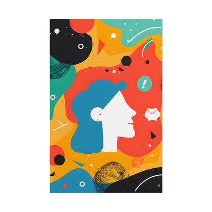 Vibrant Growth Mindset: Colorful Motivation Art - Poster