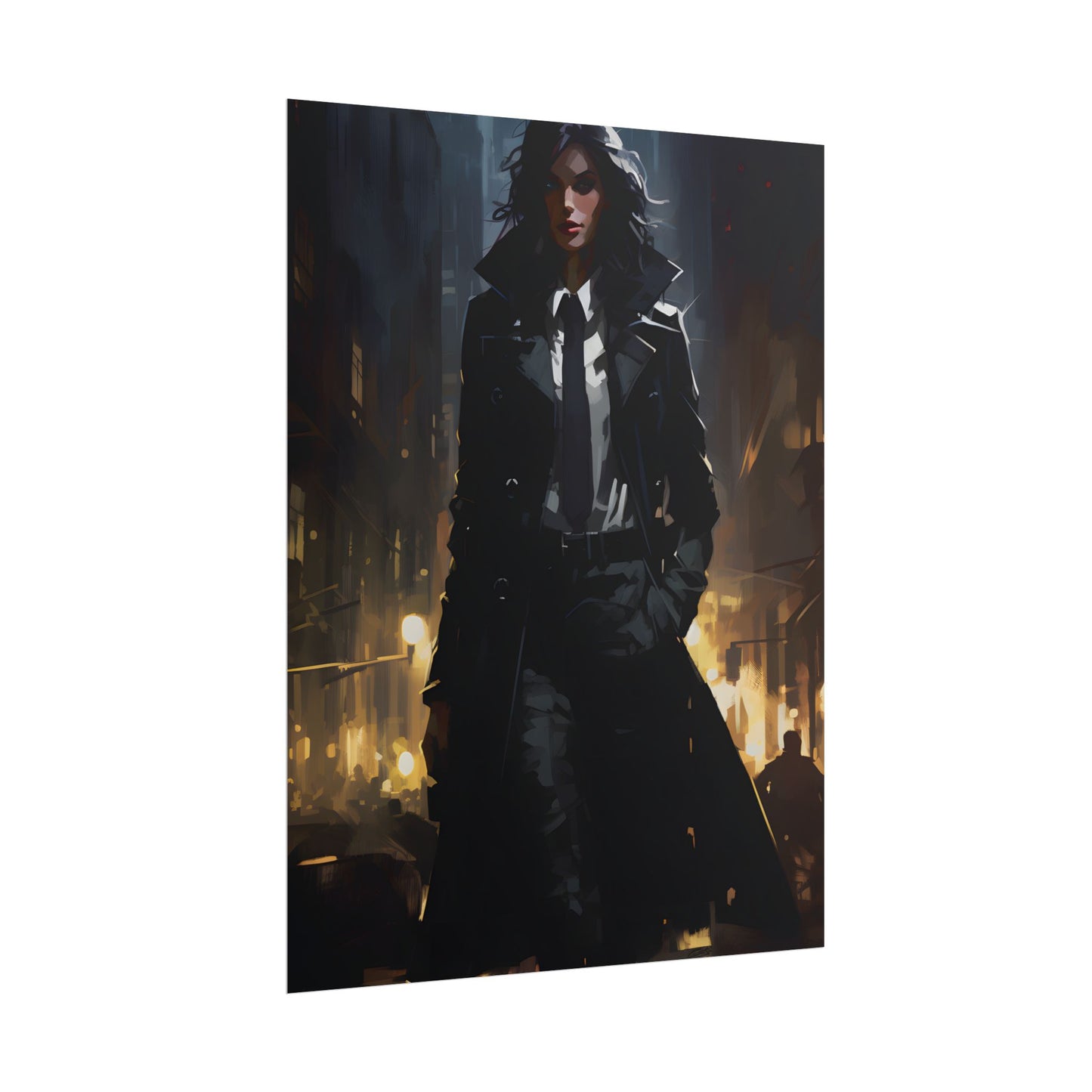 Urban Fantasy Detective: Mystery in City Streets - Poster