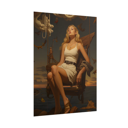 A Gentle Grip: Close-Up Photography Art - Poster