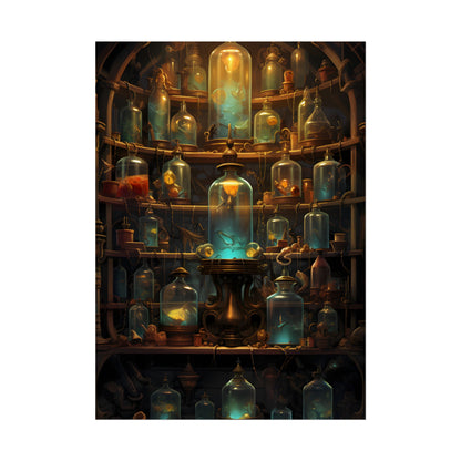 Lab Curiosities: Mysterious Research Space Artwork - Poster