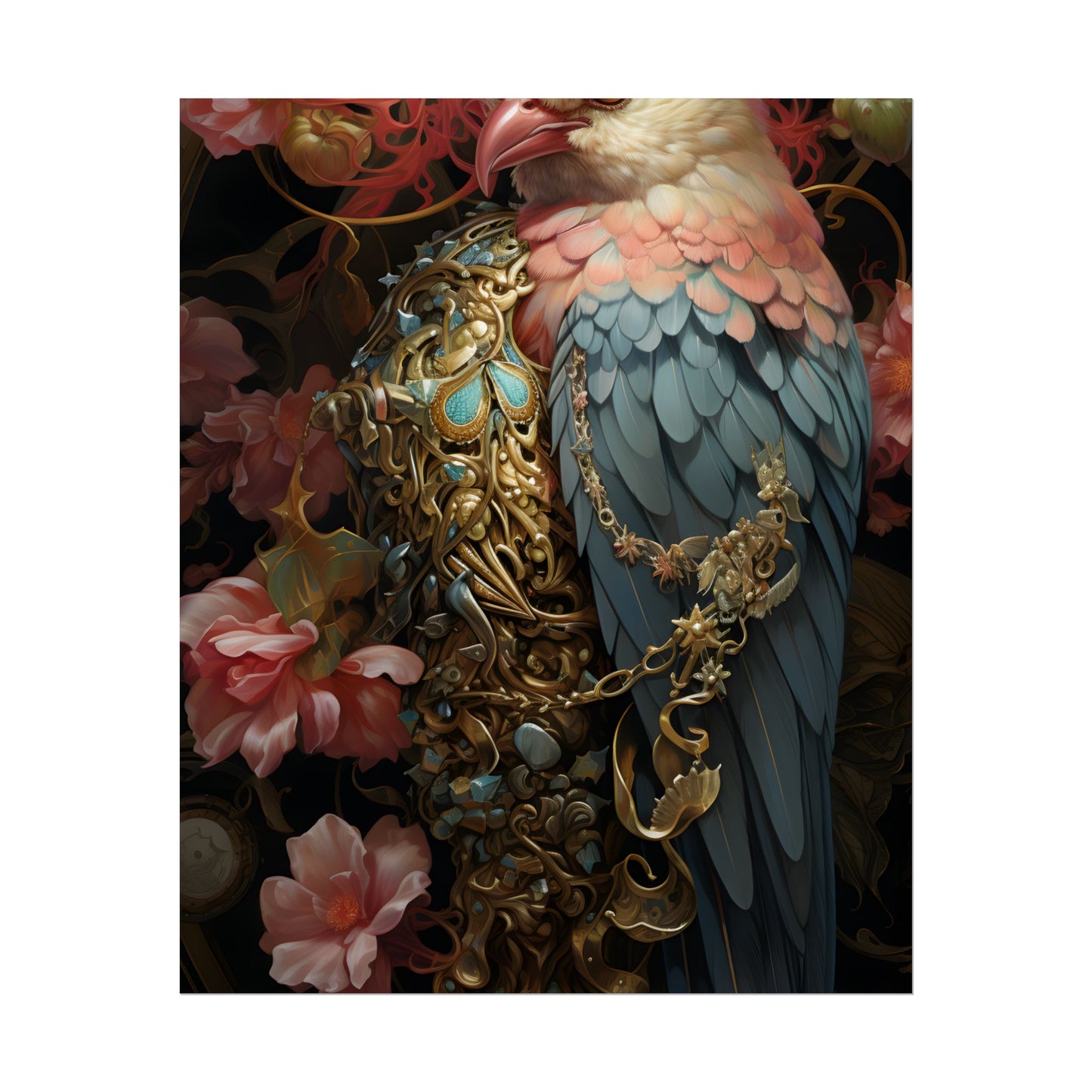 Fantasy Outdoor Guardian: Enchanted Costume Artwork - Poster