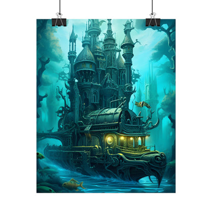 Tidal Quest: Steampunk Depths - Poster