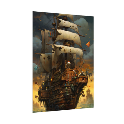 Swashbuckling Time Travelers: Maritime Adventure - Poster