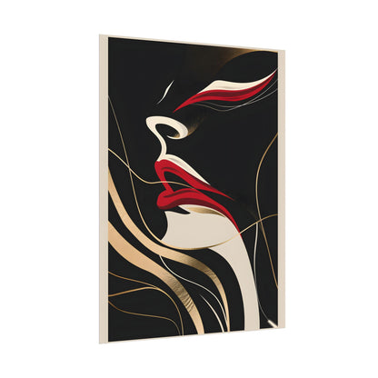 Elegant Art Nouveau Peacock: Timeless Vintage Beauty - Poster