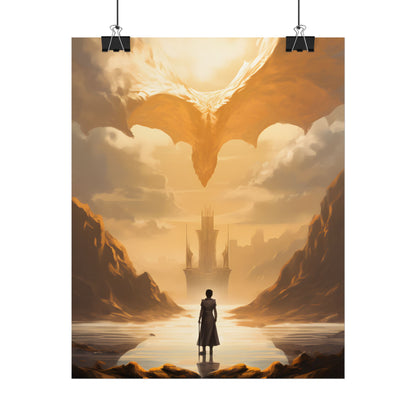 Green Handheld: Close-Up Artwork with Glossy Details - Poster