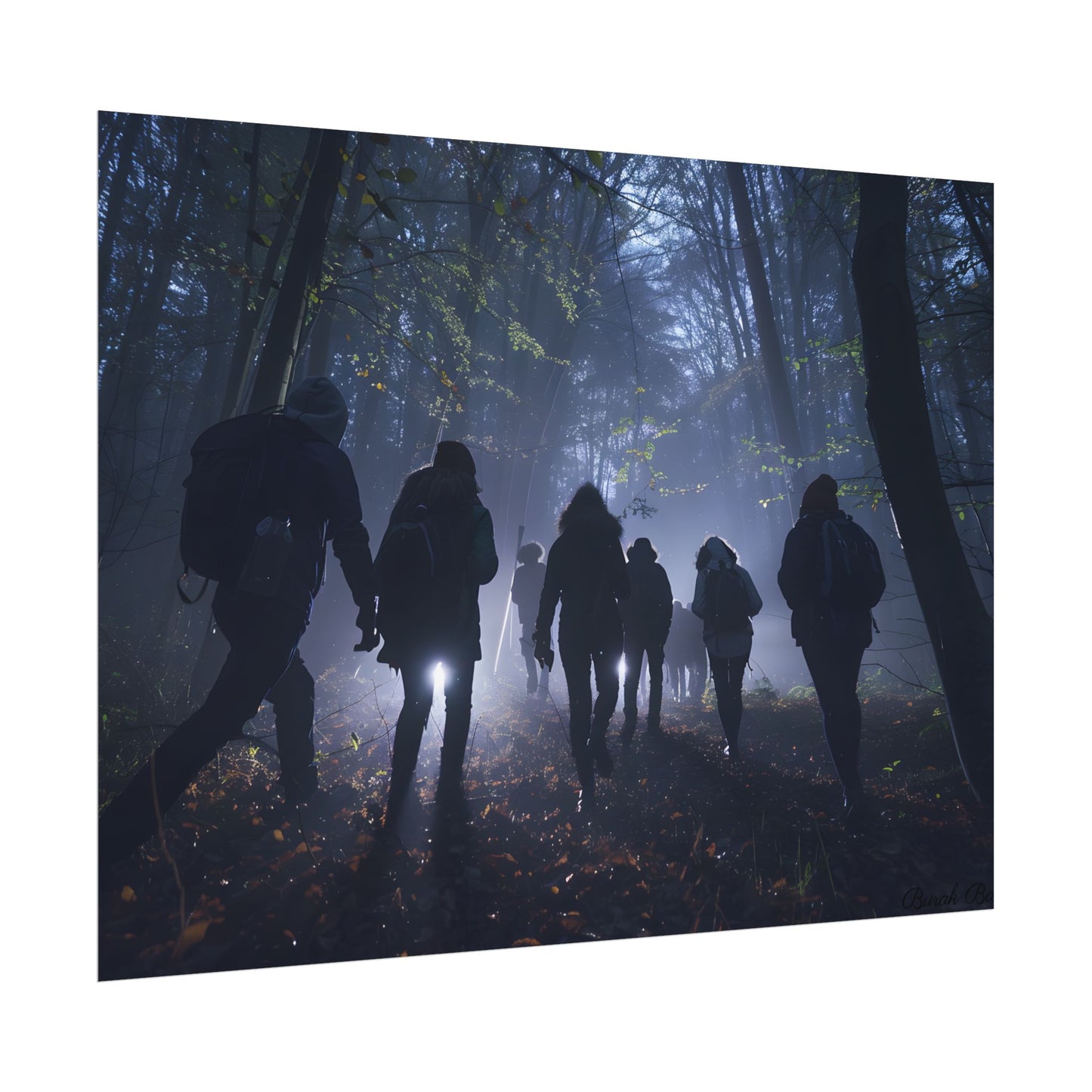 Mysterious Forest Adventure: Exploring with Courage - Poster