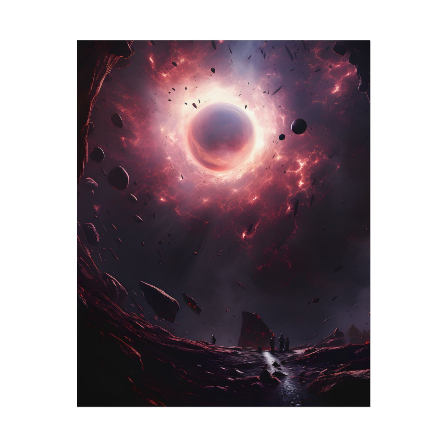 Cosmic Black Hole: Massive Planet in Stellar Orbit - Poster