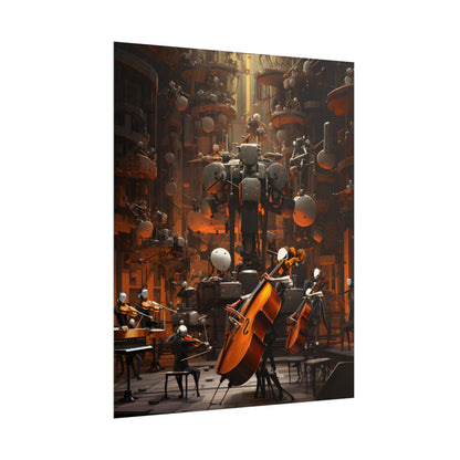 6 Sentient Robot Musicians: A Symphony of Artistic Expression - Poster