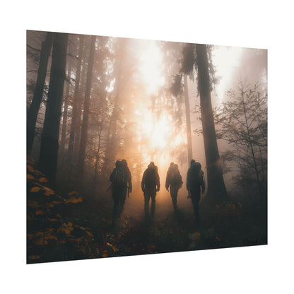 Adventure Through The Mysterious Forest: Group Expedition - Poster