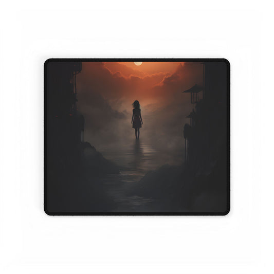Three Fingers: Minimalist Hands Art - Desk Mat