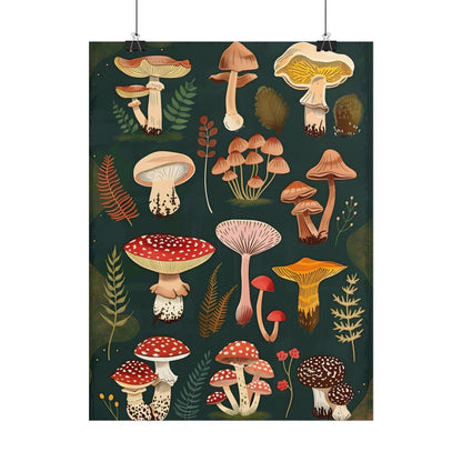 Vibrant Mushroom Poster: 2024 Batch - Poster