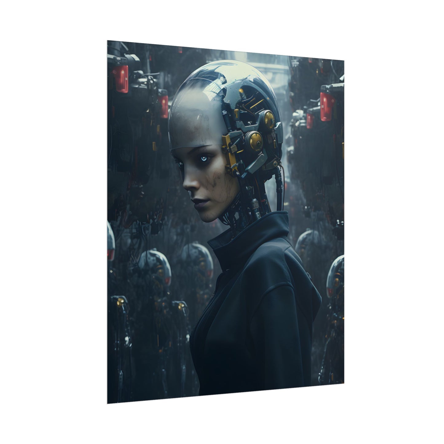 A group of charismatic thieves pull off a daring robotic art heist - Action - Poster