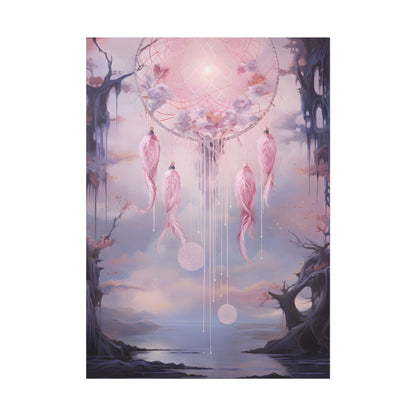 Ethereal Dreamcatcher Realm: Surreal Dreamscape Art - Poster