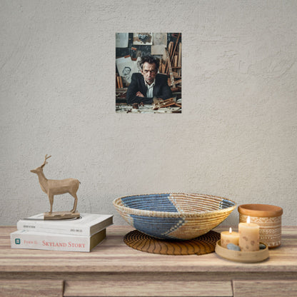 Intimate Self-Reflection: A Man's Portrait - Poster