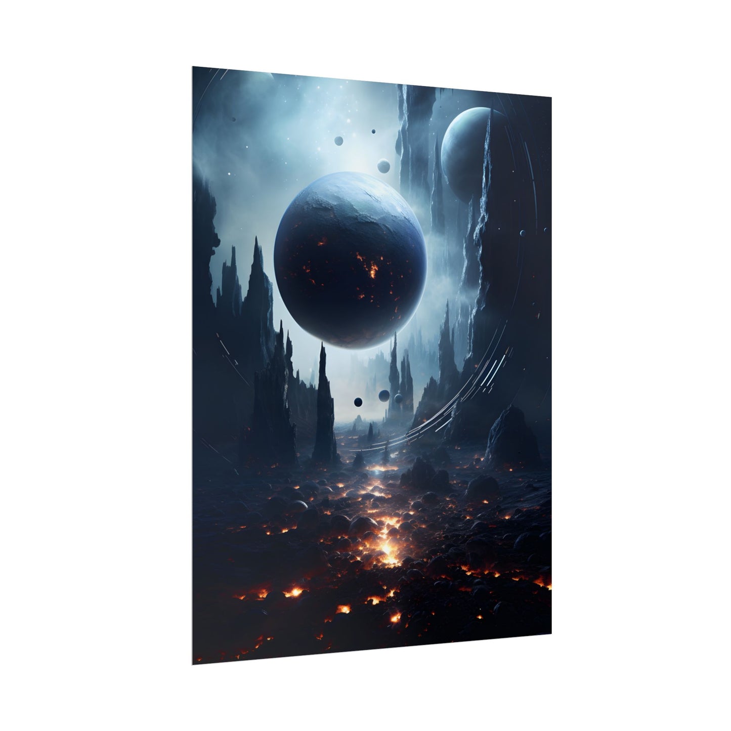 Stellar Encounter: Black Hole Cosmic Mystery - Poster