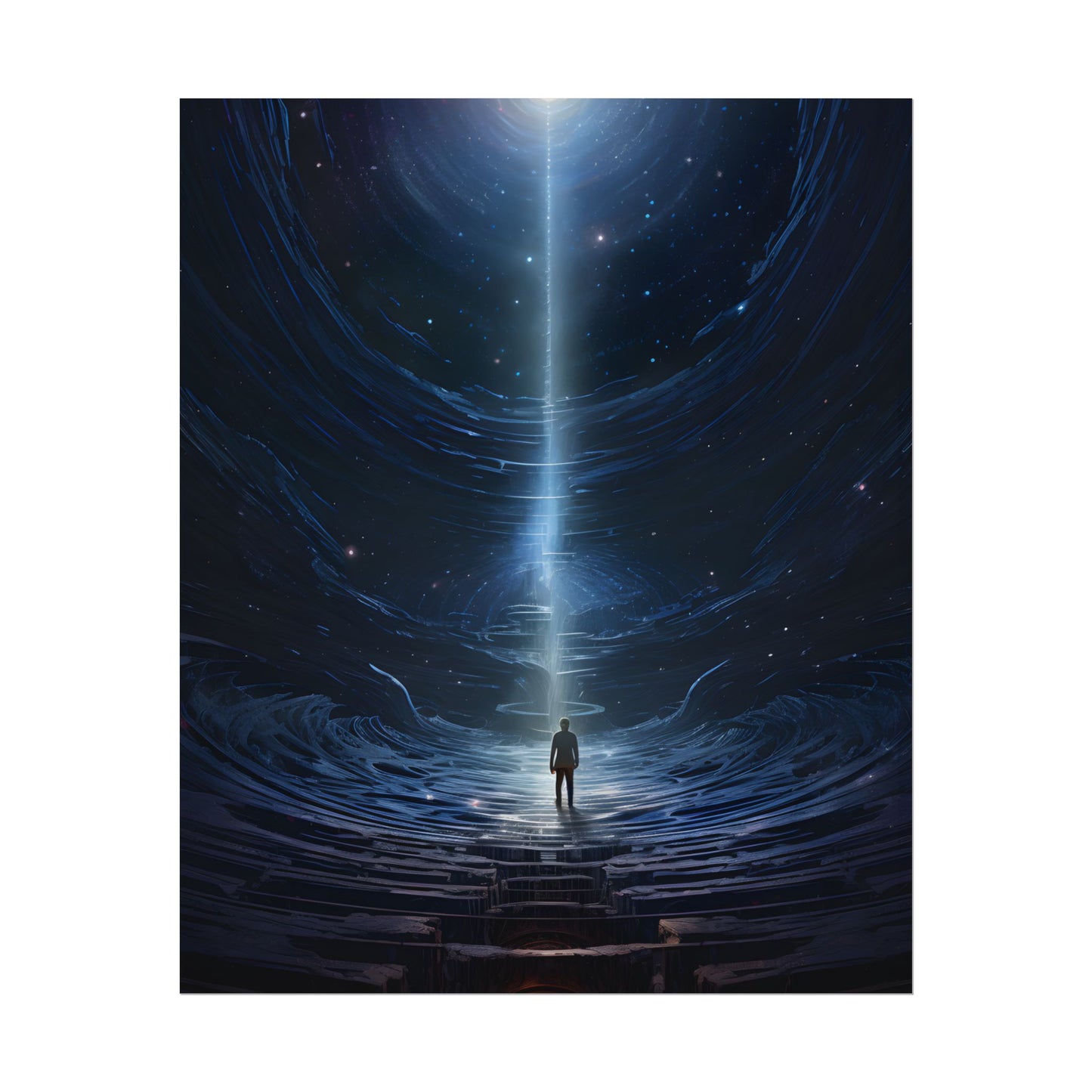 Intrepid Space Explorer: A Journey Through Stars and Galaxies - Poster