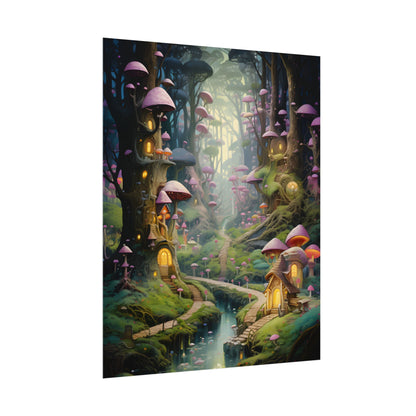 Enchanted Forest Adventure: Vibrant Artwork of Six Brothers - Poster
