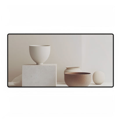 Minimalist Modern Geometry: Artwork Design Product - Desk Mat